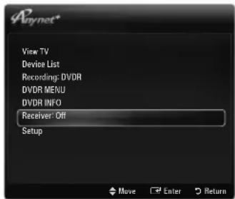 SAMSUNG UE40B7090WP - Listening through a Receiver (Home theatre) - 1