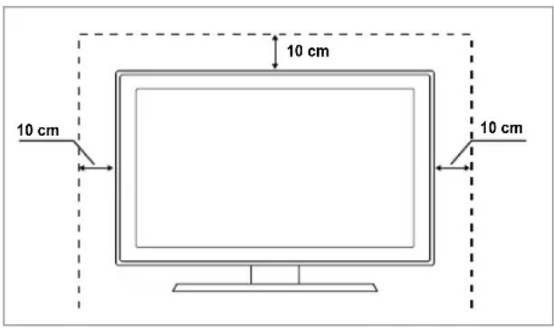 SAMSUNG UE40B7090WP - When installing the product with a stand When installing the product with a wall-mount - 1
