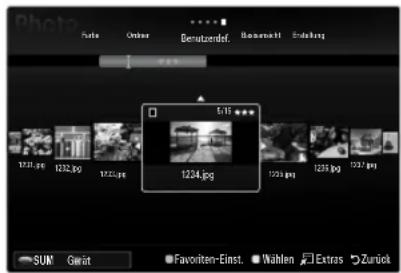 SAMSUNG UE40B7090WP - □ Titel (Music / Movie) - 1