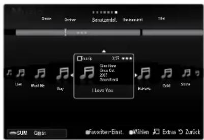 SAMSUNG UE40B7090WP - □ Titel (Music / Movie) - 2
