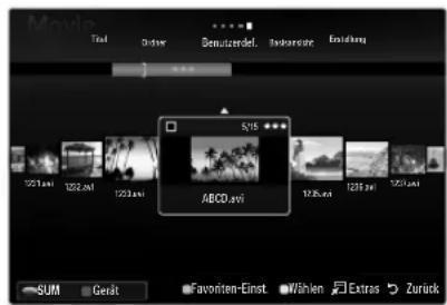 SAMSUNG UE40B7090WP - □ Titel (Music / Movie) - 3