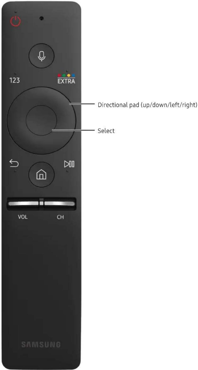 SAMSUNG UE43KU6640S - About the Samsung Smart Remote (Voice Interaction version) - 1