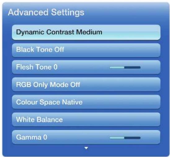 SAMSUNG UE46EH5200S - ■ Advanced Settings - 2