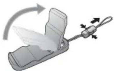 SAMSUNG YP-P2JQB - Using the Easy Holder - 1