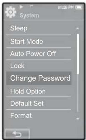 SAMSUNG YP-P2JQB - Changing Password - 1