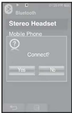 SAMSUNG YP-P2JQB - To register the Bluetooth mobile phone - 1
