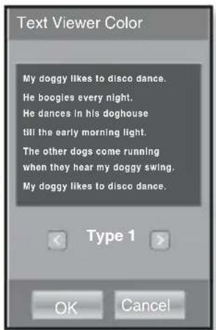 SAMSUNG YP-P2JQB - To set the text viewer color - 1