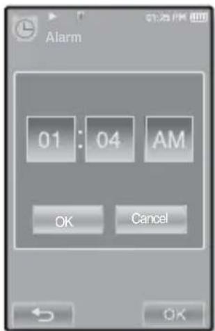 SAMSUNG YP-P2JQB - SETTING THE ALARM (Continued) - 2