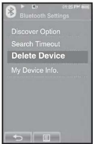SAMSUNG YP-P2JQB - To rename a Bluetooth device - 1