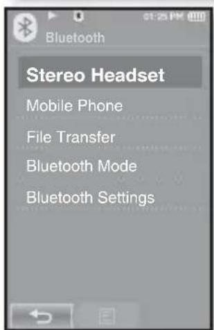 SAMSUNG YP-P2JQB - To register the Bluetooth Stereo Headset - 2