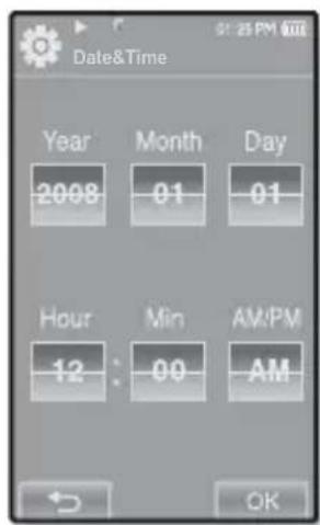 SAMSUNG YP-P2JQB - Time Setting Options - 1