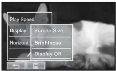 SAMSUNG YP-P2JQB - To adjust the brightness - 2