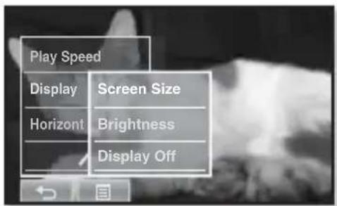 SAMSUNG YP-P2JQB - To select the screen size - 1