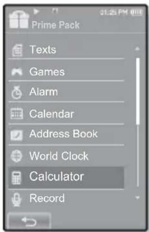 SAMSUNG YP-P2JQB - USING THE CALCULATOR - 2