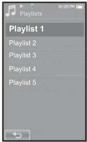 SAMSUNG YP-P2JQB - PLAYING A PLAYLIST - 2
