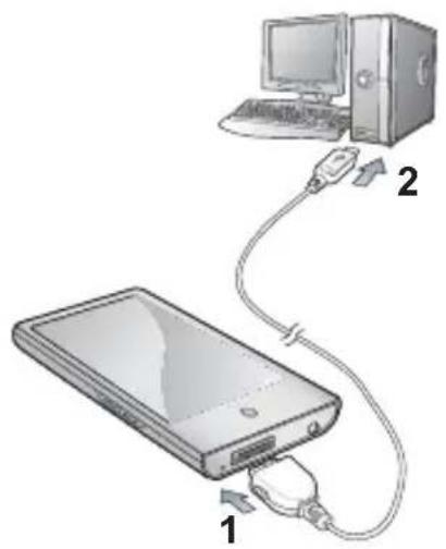 SAMSUNG YP-P2JQB - TRANSFERRING FILES TO THE PLAYER WITH EMODIO - 1