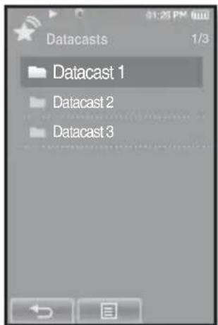 SAMSUNG YP-P2JQB - TRANSFERRING A DATACAST FROM - 7