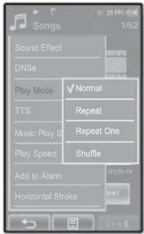 SAMSUNG YP-P2JQB - Play Mode Options - 1