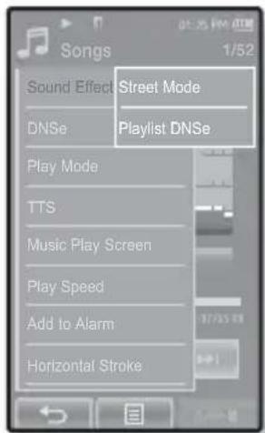 SAMSUNG YP-P2JQB - To set the sound effect - 1