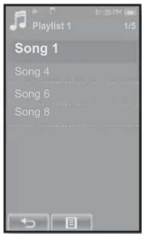 SAMSUNG YP-P2JQB - PLAYING A PLAYLIST - 3