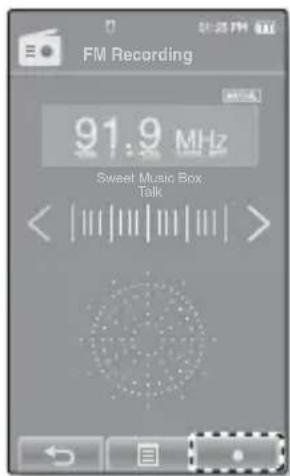 SAMSUNG YP-P2JQB - To stop recording - 1