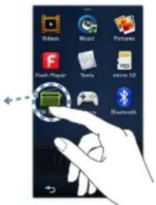 SAMSUNG YP-M1JEB - To change the main menu screen layout - 2