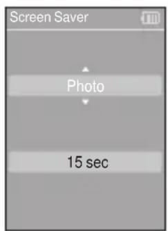 SAMSUNG YP-K5JQB - Screen Saver Setting - 1