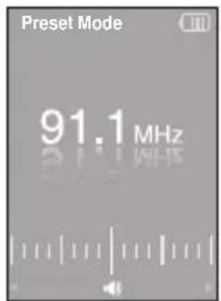 SAMSUNG YP-K5JQB - To search for presets in PRESET mode - 1