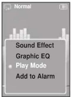 SAMSUNG YP-K5JQB - To select the play mode - 1
