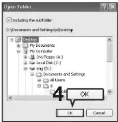 SAMSUNG YP-K5JQB - Select the folder to add and click . - 1