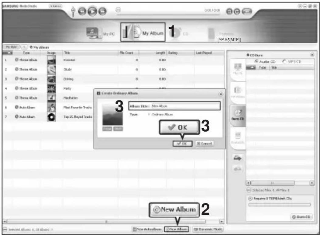 SAMSUNG YP-K5JQB - A playlist is a list of your favorite songs. - 1