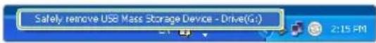 SAMSUNG YP-U7AP - Player vom Computer trennen - 2