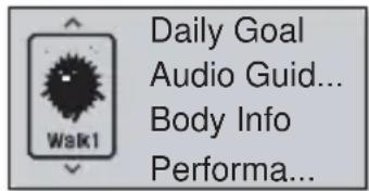 SAMSUNG YP-U5JQ - Den Fitnessmodus starten - 1