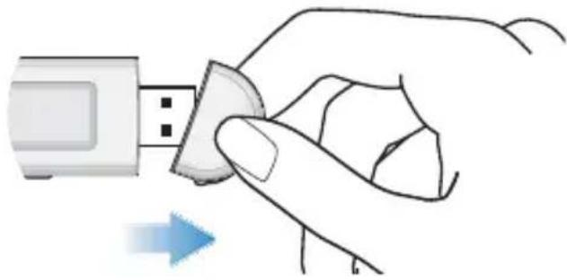 SAMSUNG YP-U5JQ - Entfernen der USB-Abdeckung - 1