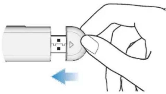SAMSUNG YP-U5JQ - Aufsetzen der USB-Abdeckung - 1