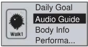 Daily Goal Audio Guide Body Info Performa...