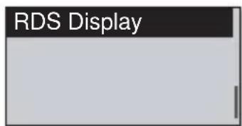 SAMSUNG YP-U5JAW - RDS-Display einstellen - 1