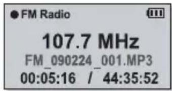 SAMSUNG YP-U5JAR - UKW-Radioaufnahmen erstellen - 1