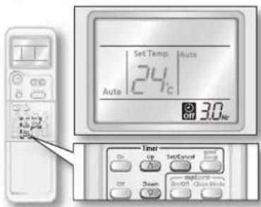 SAMSUNG AQV09ASAN - Off timer - 2
