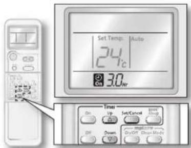 SAMSUNG AQV09ASAN - On timer - 2