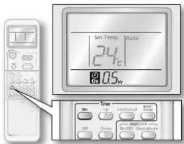 SAMSUNG AQV09ASAX - On timer - 1
