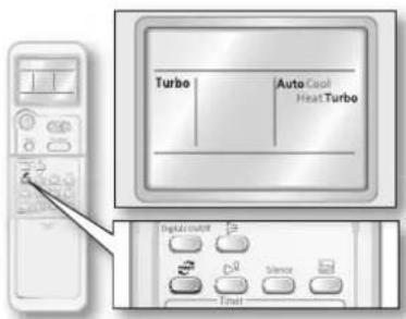 SAMSUNG AQV09ASAX - USING THE TURBO FUNCTION - 1