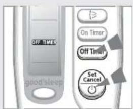 SAMSUNG AQ07XLN - To Cancel the Off Timer - 3