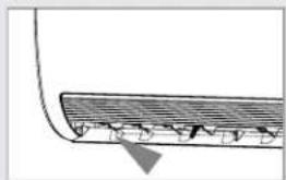 SAMSUNG AQ07XLN - Adjusting the Air Flow Direction Horizontally - 1