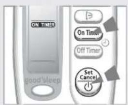 SAMSUNG AQ07XLN - Setting the On Timer - 4