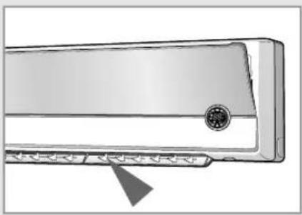 SAMSUNG SC12APGD - Adjusting the Air Flow Direction Horizontally - 1
