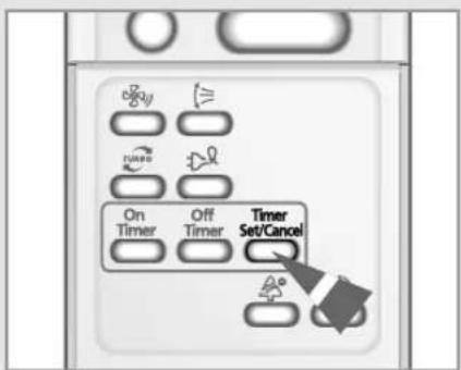 SAMSUNG SC07APGD - To Cancel the Off Timer - 4