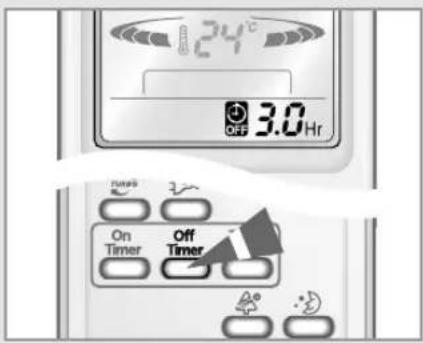 SAMSUNG SC07APGD - To Cancel the Off Timer - 2