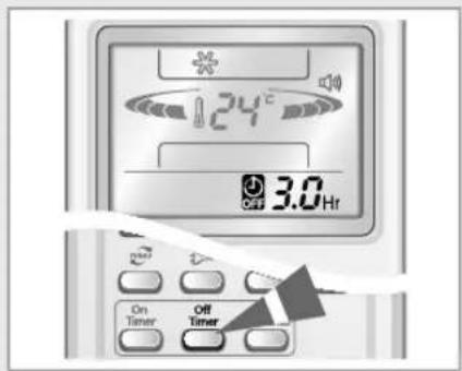 SAMSUNG AS18HPCN - To Cancel the Off Timer - 1