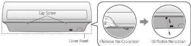 SAMSUNG AR12NXWXBWKX - Removing the screws - 1